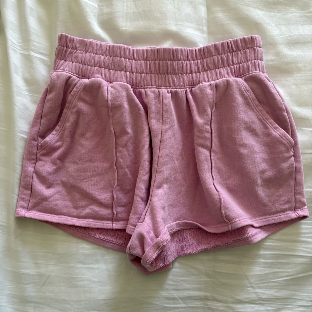 Gilly Hicks Women's Pink Sweat Shorts Size Medium